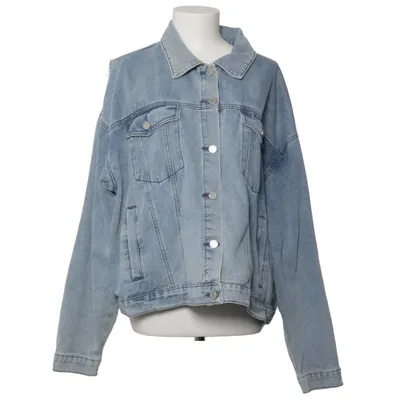 Jeansjacka (Blå) från Boohoo Bomull, Polyester