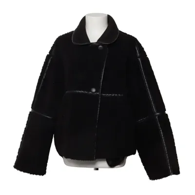 Shearlingjakke (OBJRINA L/S LO JACKET E AW) fra Object Polyester