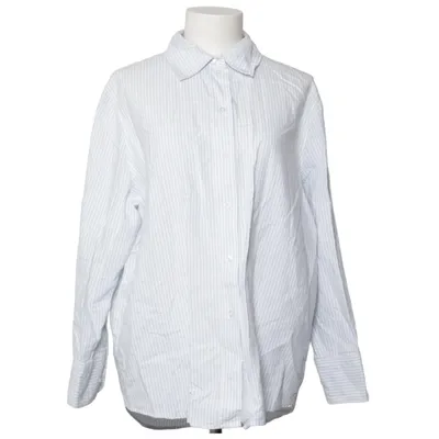 Skjorte (Blå, Hvid) fra Gina Tricot Bomuld