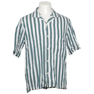 Kortärmad skjorta (Grön, Vit) från Uniqlo Bomull