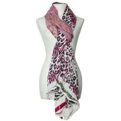 Shawl (Pink, Black, White) from Plomo o Plata