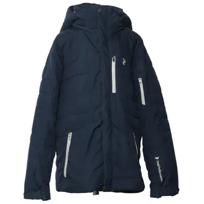 Vinterjacka (Blå, Orange) från Peak Performance Junior Polyuretan, Återvunnen polyester