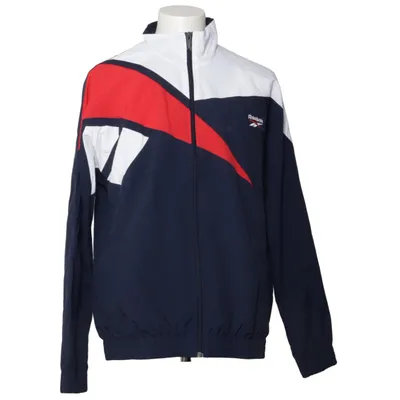 Träningsjacka (Blå, Vit, Röd) från Reebok Polyamid, Polyester