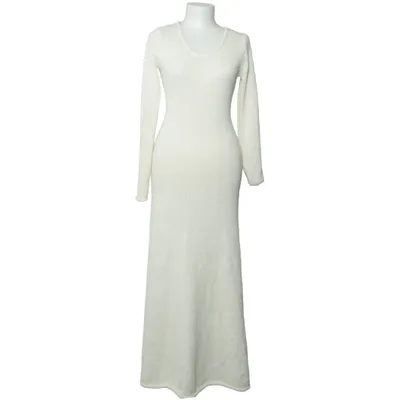 Maxikjole (Beige) fra NA-KD Bomuld, Polyester