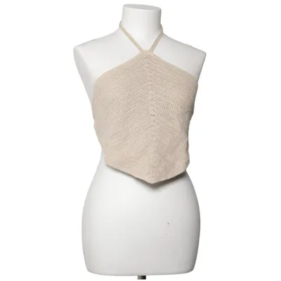 Halternecktopp (Beige) från Bik Bok Bomull, Polyamid, Polyester