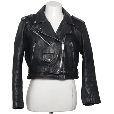 Bikerjacka (Svart) från Akhtar Polyester