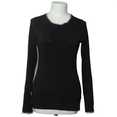 T-shirt à manches longues (Noir) de Burberry Coton, Élasthane