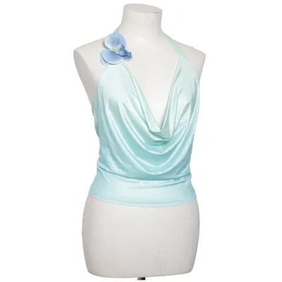 Halternecktopp (Grön, Blå)