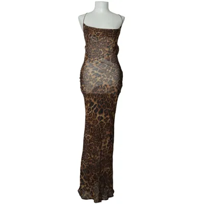 Maxikjole (Brun, Sort) fra Fashion Nova