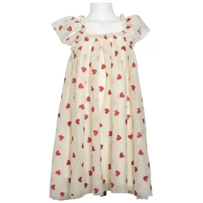 Klänning (Vit, Röd) från Rikiki