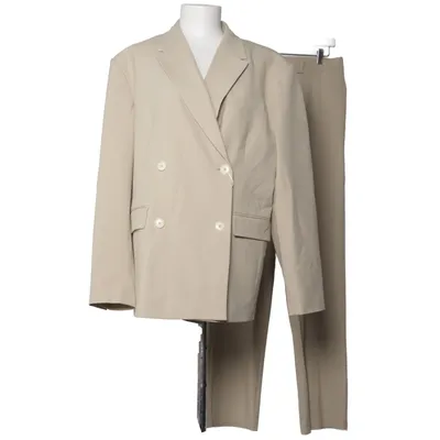 Kostym (Beige) från Djerf Avenue Elastan, Återvunnen polyester, Viskos