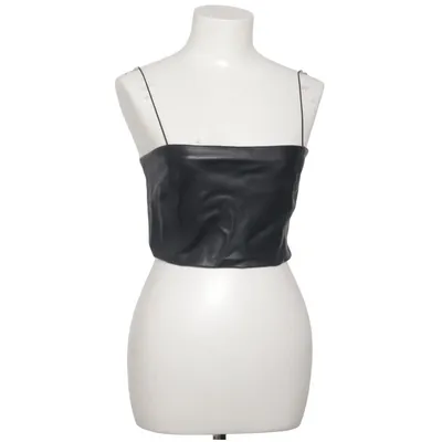 Crop top (Svart) från Zara Polyester