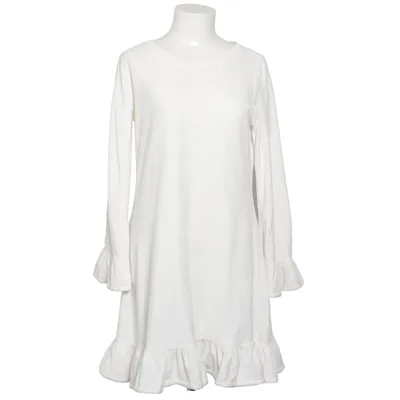 Klänning (Vit) från Vera Velour Bomull, Polyester