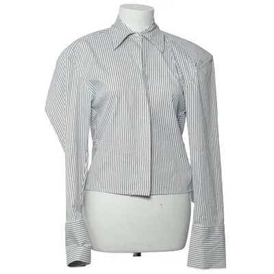 Skjorta (Vit, Blå) från ASOS Design Elastan, Polyester