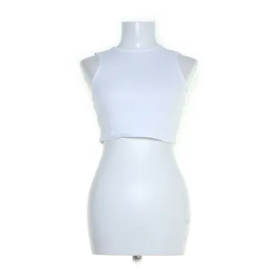 Crop top (Vit) från ASOS Design Elastan, Bomull