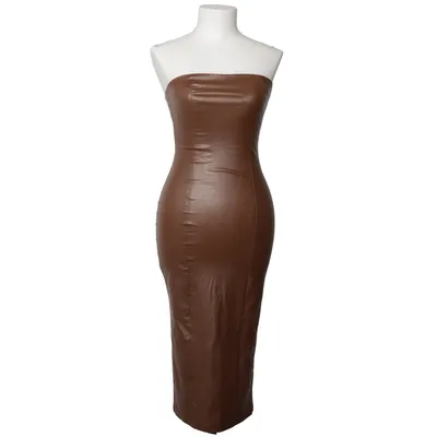 Dress (Brown) from Missy Empire Polyester