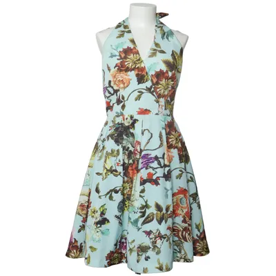 Kjole (Blå, Flerfarvet) fra Ted Baker Elastan, Polyester