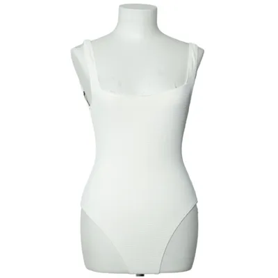 Romper (Wit) van Gina Tricot Elastaan, Polyamide, Polyester
