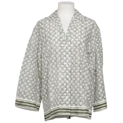 Blus (Vit, Flerfärgad) från Arket Bomull, Lyocell