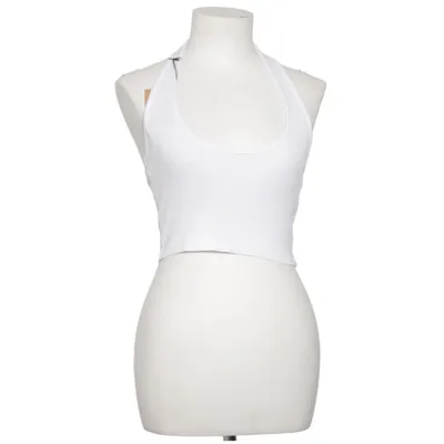 Halternecktopp (Vit) från NLY Bomull, Elastan
