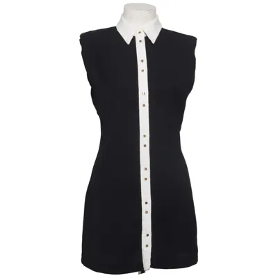 Skjortklänning (Svart, Vit) från Zara Polyester