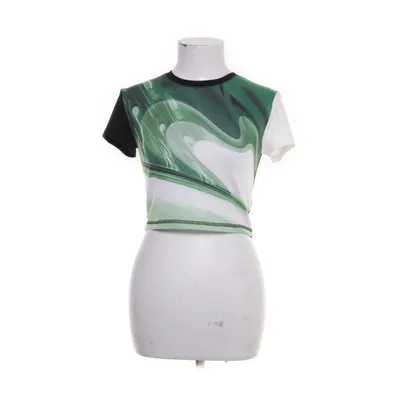 Crop top (Black, Green, White) from YUSE Elastane, Polyester, Viscose