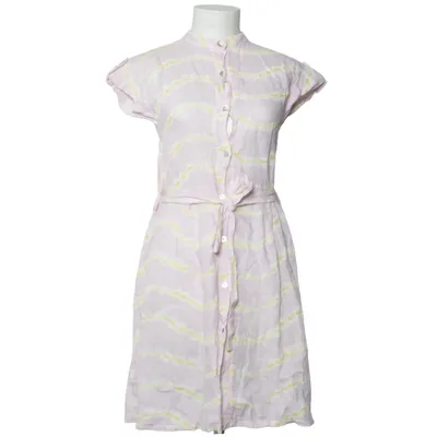 Skjortekjole (Pink, Gul) fra SixtyDays Linned