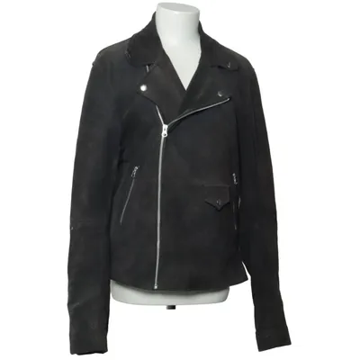 Veste de motard (Noir) de Barneys Originals Cuir, Polyester
