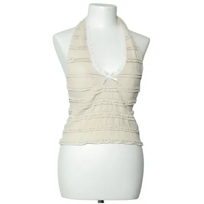 Halternecktopp (Beige)