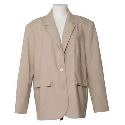 Blazer (Beige) from PrettyLittleThing Elastane, Polyester, Viscose