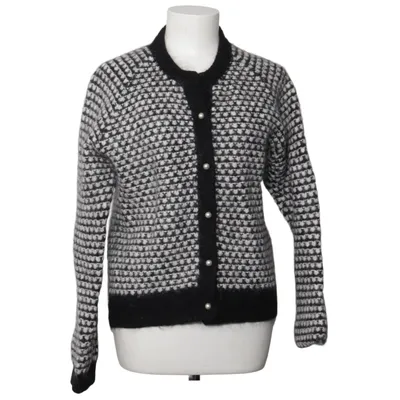 Kofta (Svart, Vit) från Lindex Elastan, Mohair, Polyester, Ull