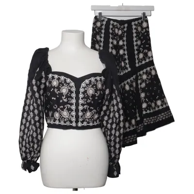Sæt (Sort, Hvid) fra By Malina Bomuld, Linned, Viscose