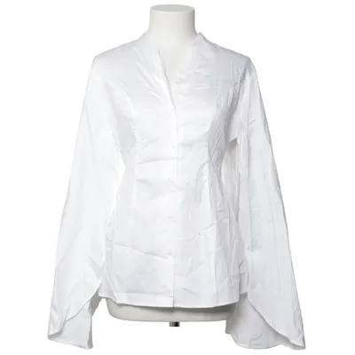 Top (Cotton Open Back Cape Shirt) fra NA-KD Bomuld, Elastan