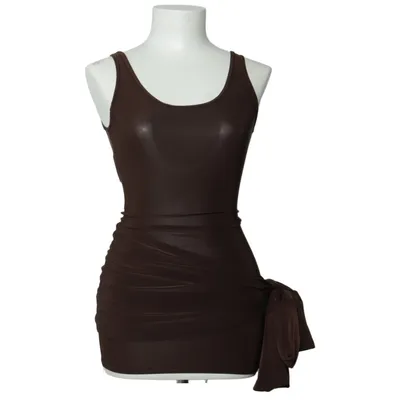 Topp (Brun) från PrettyLittleThing Elastan, Polyester