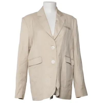 Blazer (Beige) de ELEH Coton, Chanvre, Polyester, Tencel
