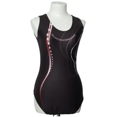 Gymnastikdräkt (Svart, Vit, Röd) från Lycra Elastan, Polyester