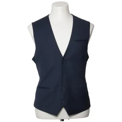 Suit vest (Blue) from Pre End Polyester, Viscose