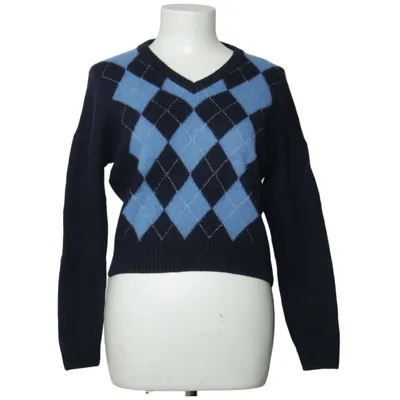 Trui (Blauw, Zwart) van Subdued Kasjmier, Polyamide, Viscose, Wol