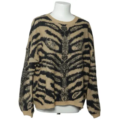 Sweater (Beige, Black) from Luzabelle Acrylic, Cotton, Polyamide, Wool