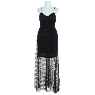 Maxi jurk (Zwart) van Dry Lake Nylon, Polyester