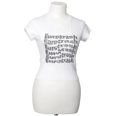 T-shirt (Vit, Svart) från Eytys Elastan, Ekologisk bomull