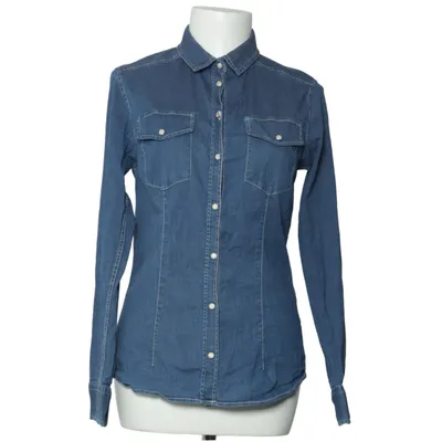Denim shirt (Blue) from Boomerang Cotton, Elastane