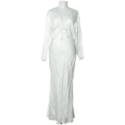 Klänning (Vit) från Wakakuu Kupro, Elastan, Polyester, Viskos
