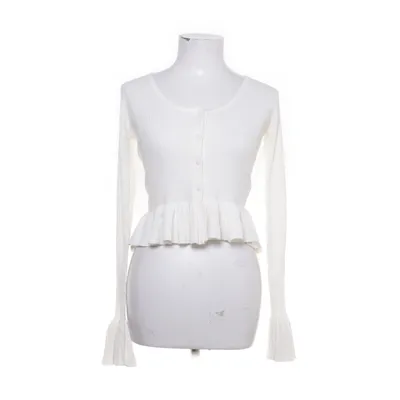 Cardigan (Long Sleeve Flounce Knit Top) fra Nelly Viscose, Polyester