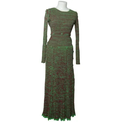 Robe longue (Vert, Violet) de Christopher Esber