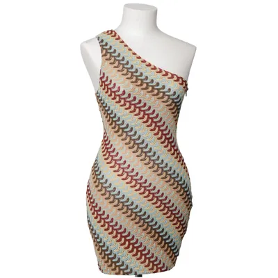 Robe (Bleu, Jaune, Marron, Multicolore)
