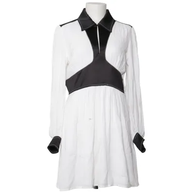 Klänning (Vit, Svart) från STAUD Elastan, Polyester, Viskos