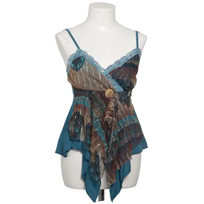 Topp (Blå, Flerfärgad) från Christelle Elastan, Polyester, Viskos