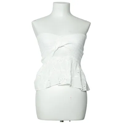 Top tube (Blanc) de Storets Coton, Élasthane, Polyester