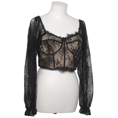 Bustier (Svart, Beige)